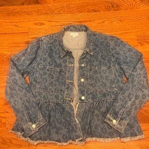 Mud pie denim jacket -medium